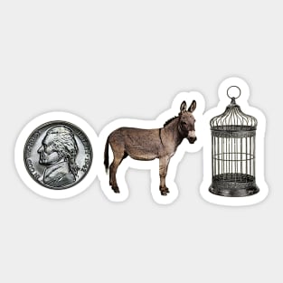 Nickle-Ass-Cage Sticker